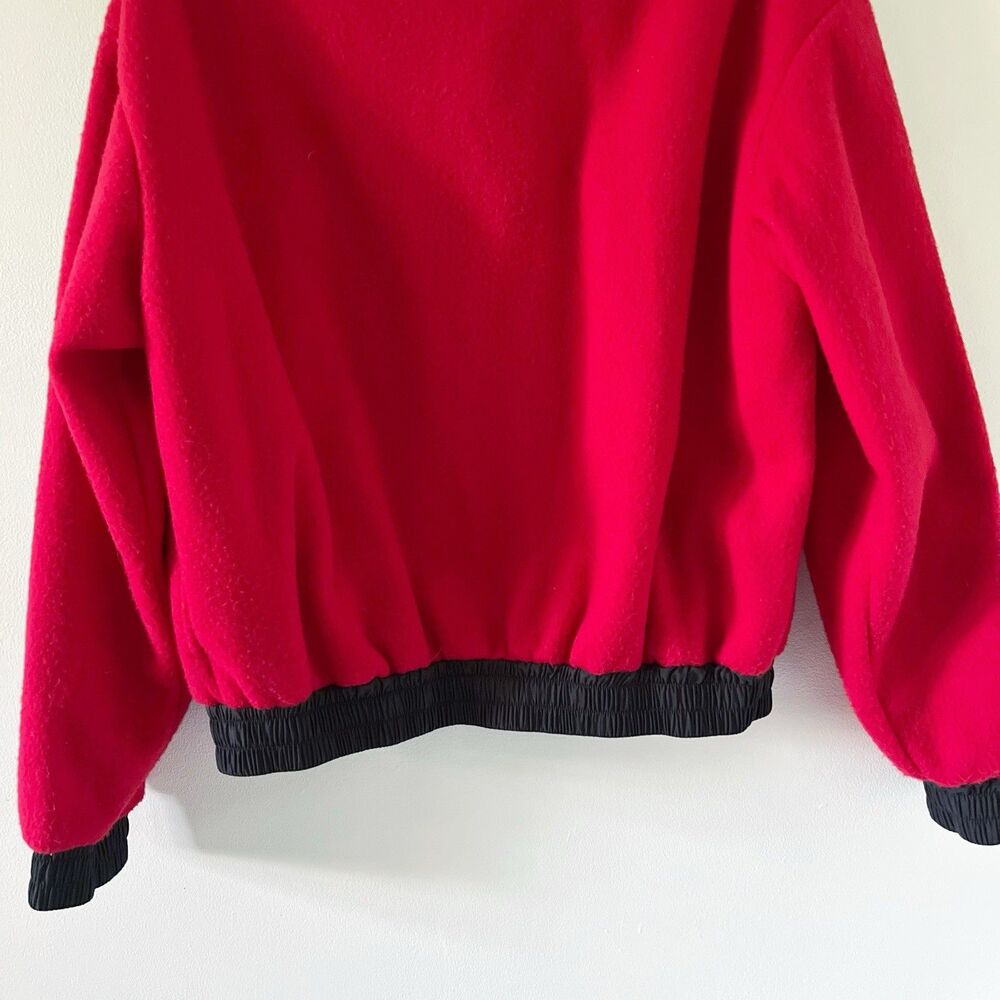 Vtg Nascar Winston Cup Men's Red Fleece Swingster Jacket XL USA Eagle Stripe - Picture 13 of 16